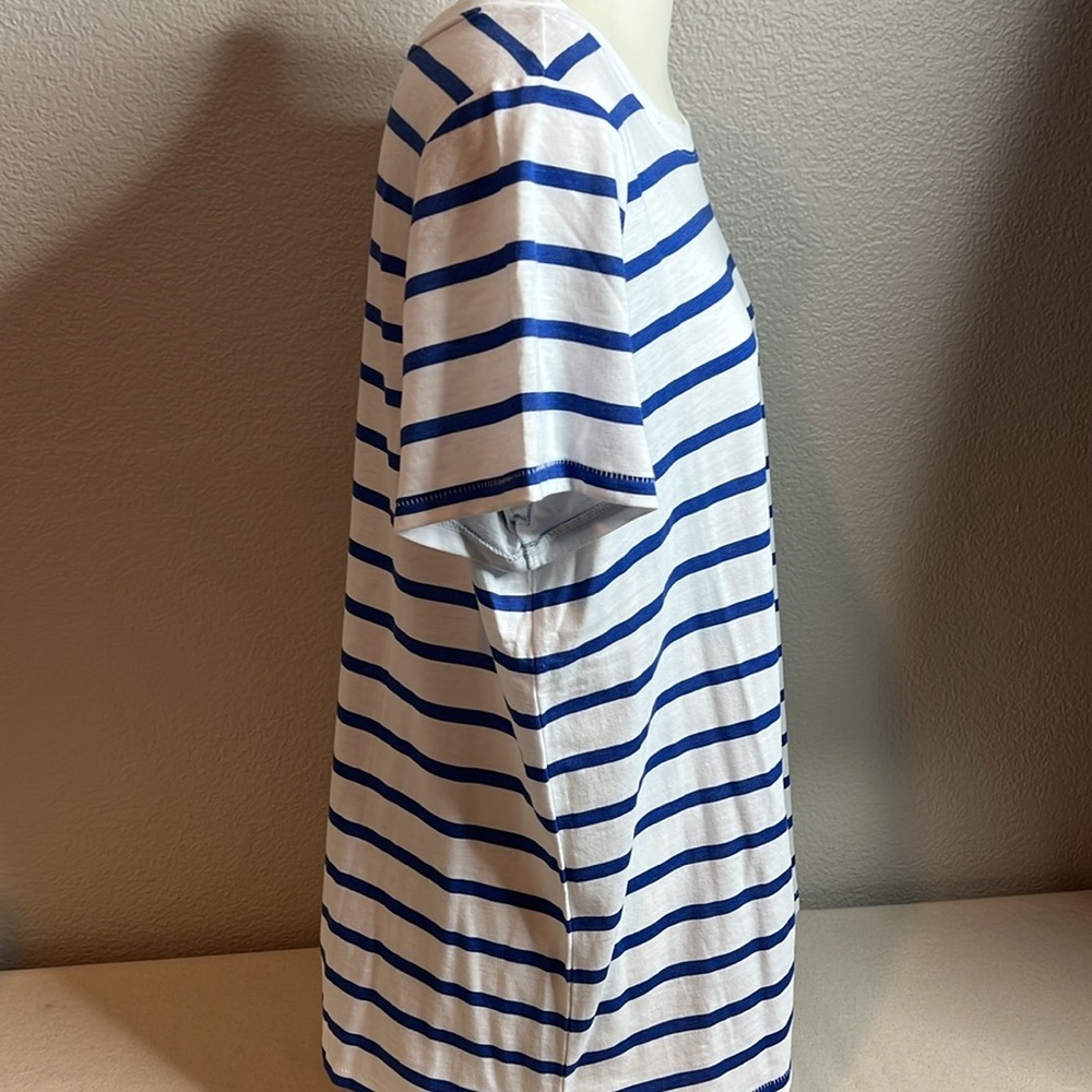 🛍️ 4 for $25 Lane Bryant Striped “Be Kind” Tee Shirt Size 14/16 - Picture 3 of 5